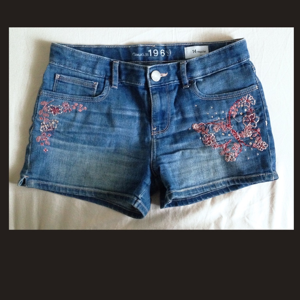 GAP jean shorts size 14.